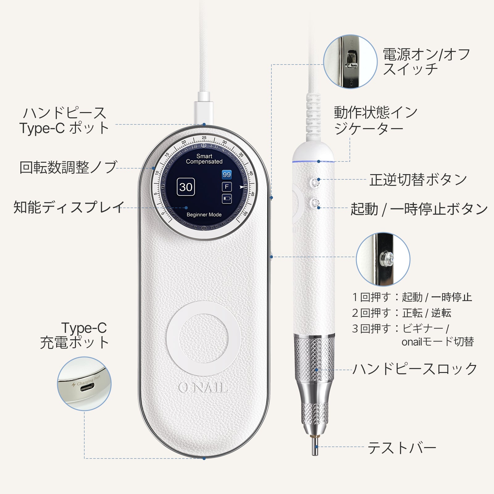 The No. 1 gentle nail machine